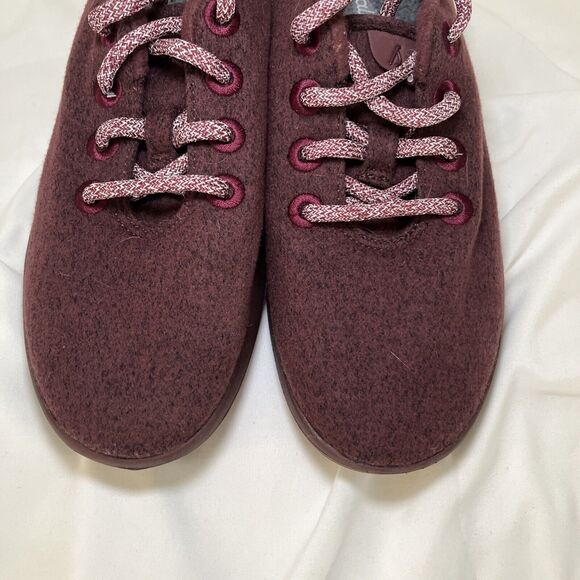 Allbirds Women's Merino Wool Runners Shoes Sneakers Red Maroon Size 6 - Picture 5 of 12